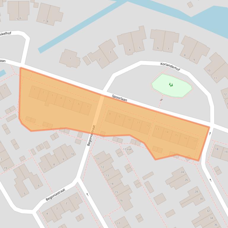 Kaart van postcodegebied 1431TL.