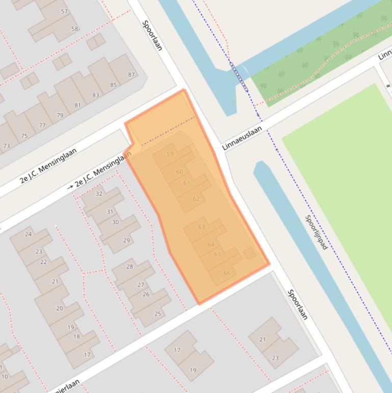 Kaart van postcodegebied 1431TP.