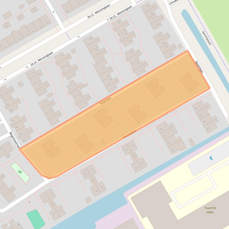 Kaart van postcodegebied 1431TT.