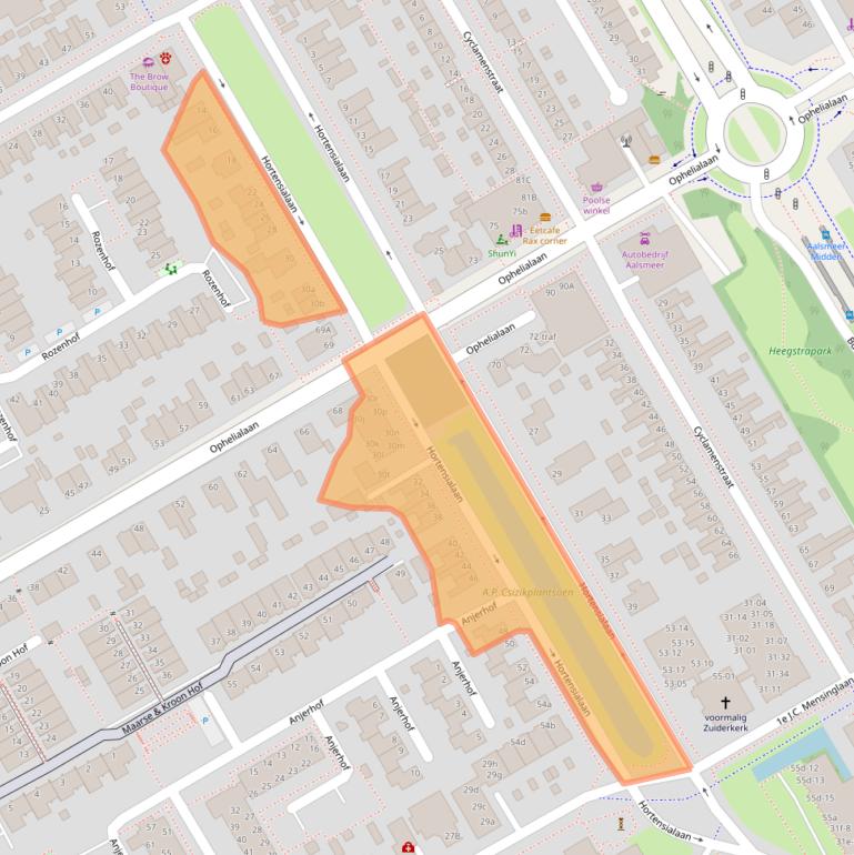 Kaart van postcodegebied 1431VC.