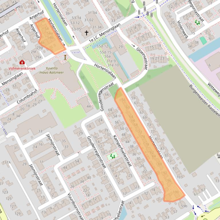 Kaart van postcodegebied 1431VD.