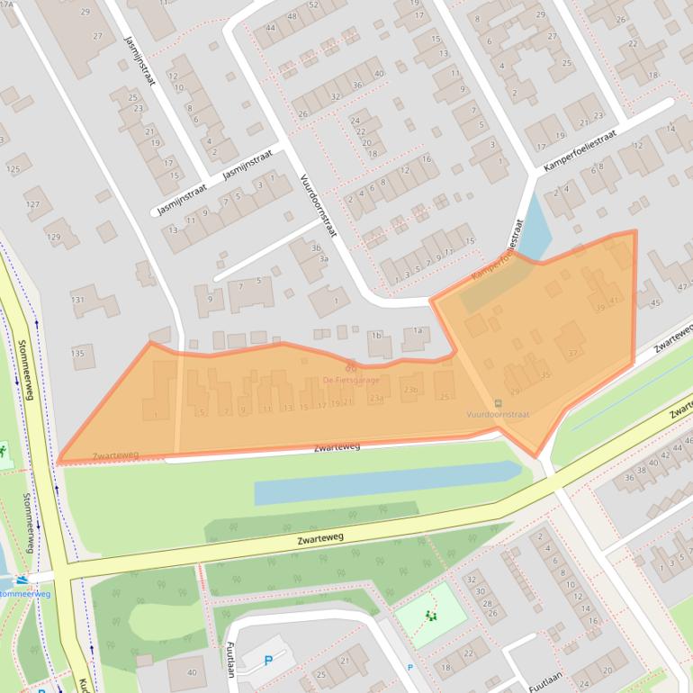 Kaart van postcodegebied 1431VH.