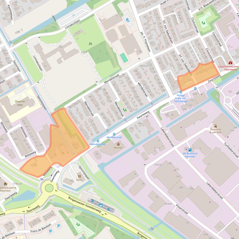 Kaart van postcodegebied 1431VK.