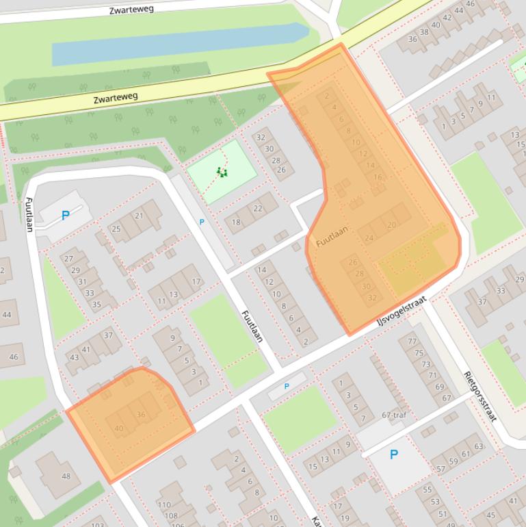 Kaart van postcodegebied 1431VS.