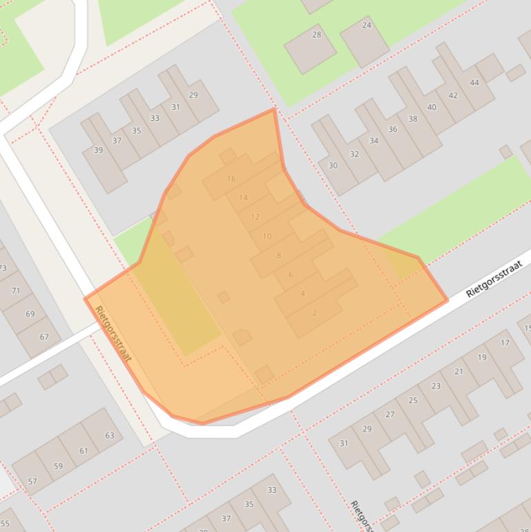 Kaart van postcodegebied 1431VW.