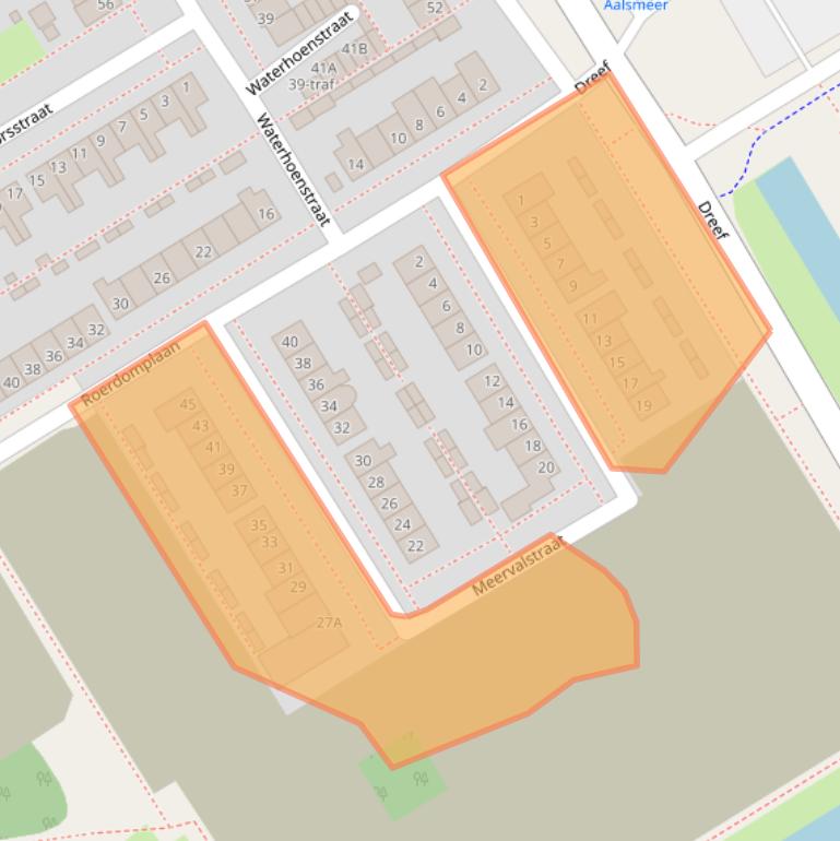 Kaart van postcodegebied 1431WE.