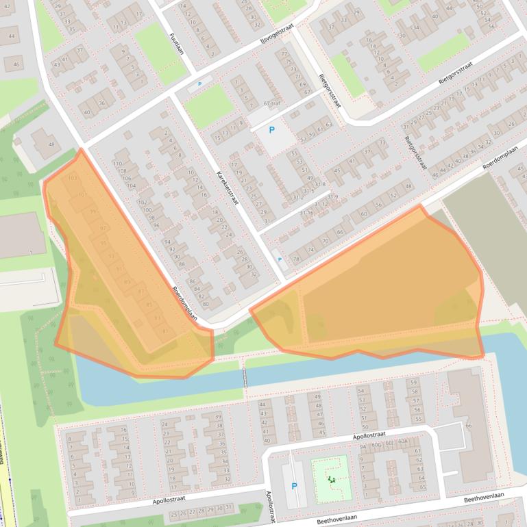 Kaart van postcodegebied 1431WH.