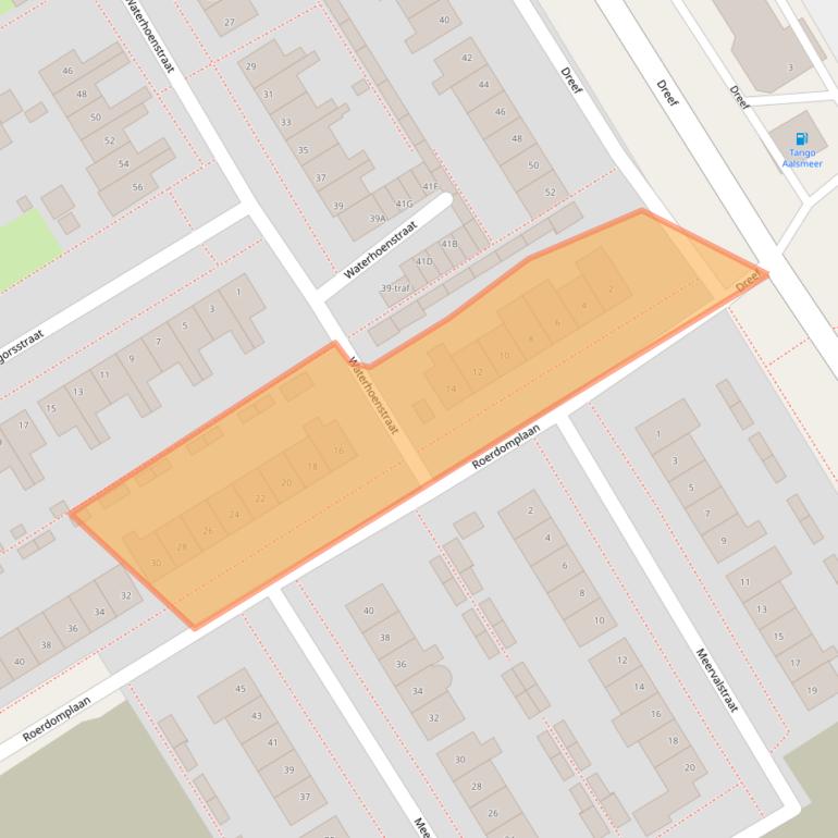 Kaart van postcodegebied 1431WJ.