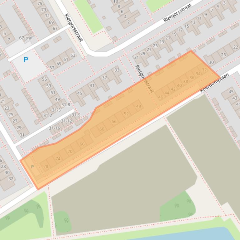 Kaart van postcodegebied 1431WK.