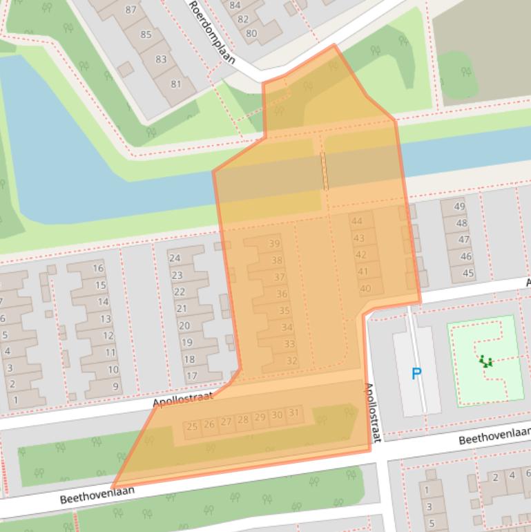 Kaart van postcodegebied 1431WS.