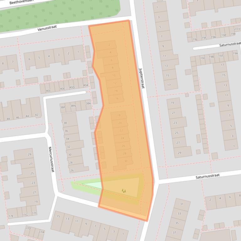 Kaart van postcodegebied 1431XB.