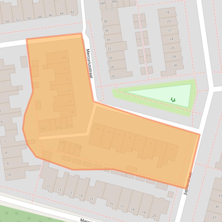 Kaart van postcodegebied 1431XC.