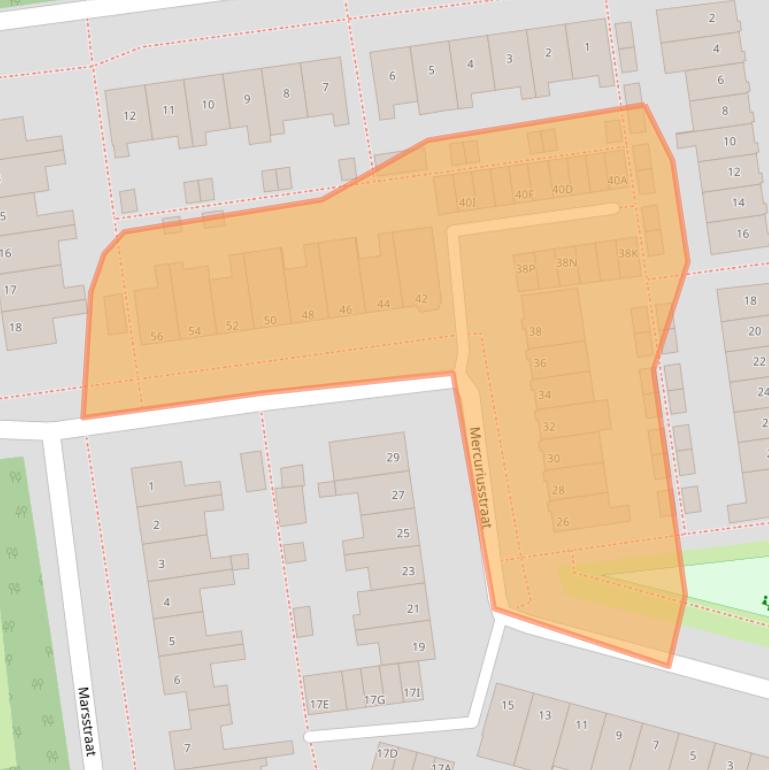 Kaart van postcodegebied 1431XD.