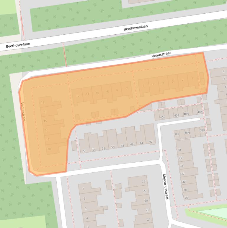 Kaart van postcodegebied 1431XE.
