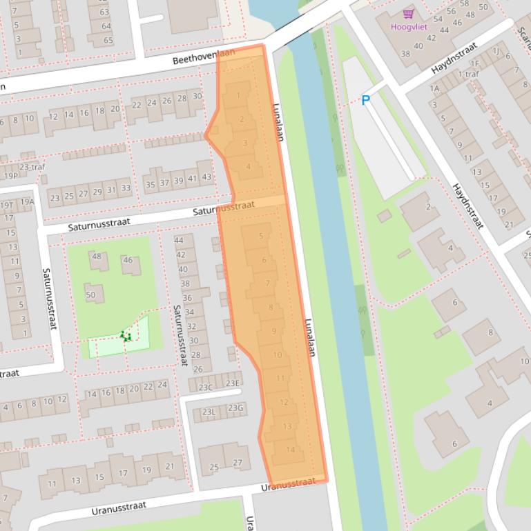 Kaart van postcodegebied 1431XG.