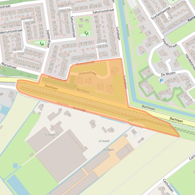 Kaart van postcodegebied 1431XJ.