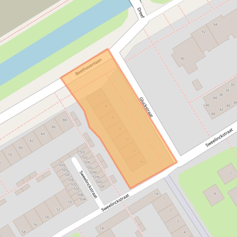 Kaart van postcodegebied 1431XR.