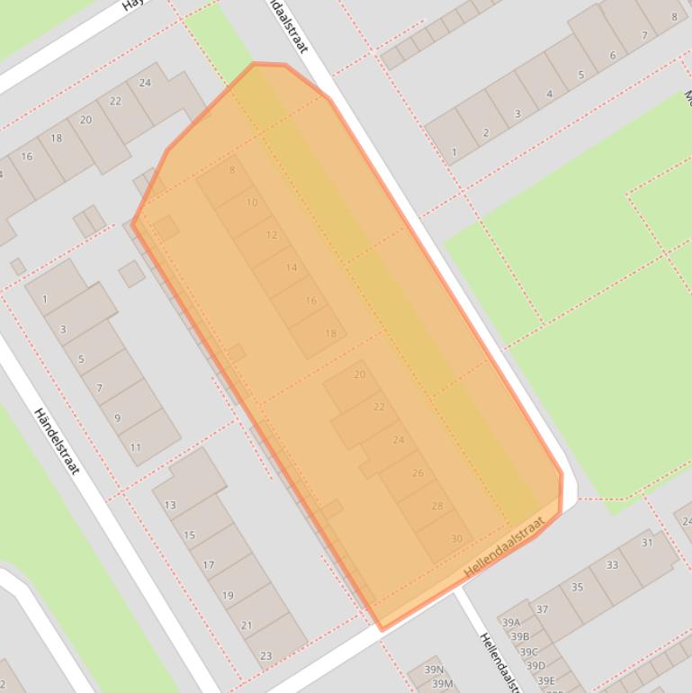 Kaart van postcodegebied 1431ZH.