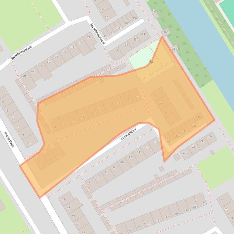 Kaart van postcodegebied 1431ZP.