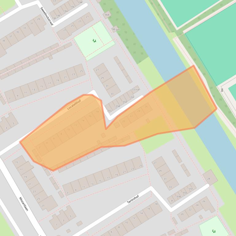 Kaart van postcodegebied 1431ZR.