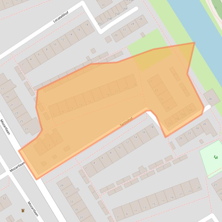 Kaart van postcodegebied 1431ZS.