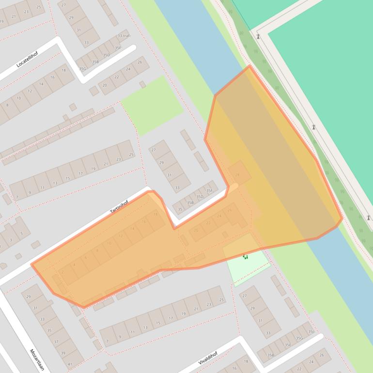 Kaart van postcodegebied 1431ZT.