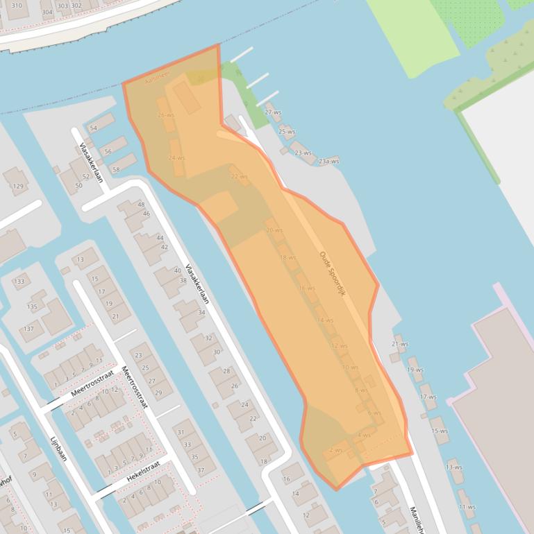 Kaart van postcodegebied 1432AB.