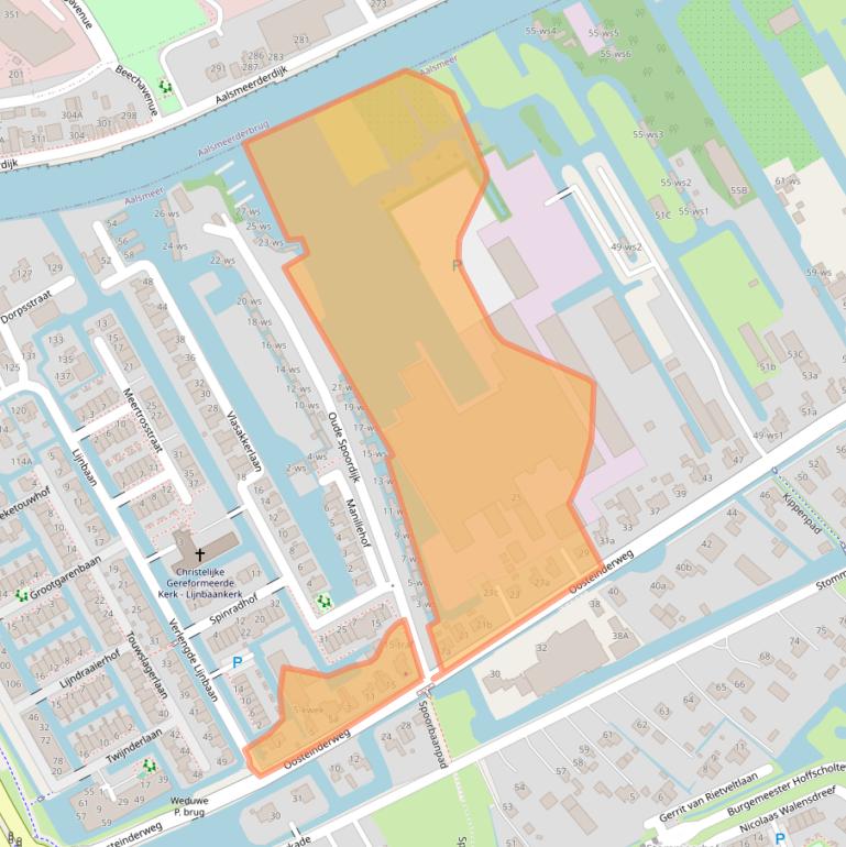 Kaart van postcodegebied 1432AC.