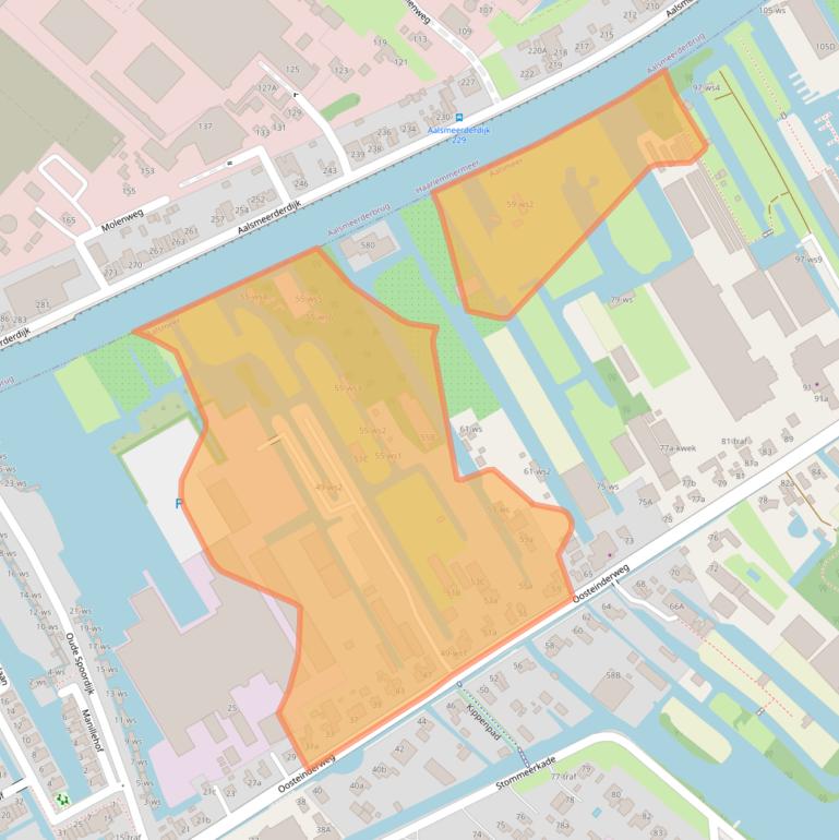 Kaart van postcodegebied 1432AD.