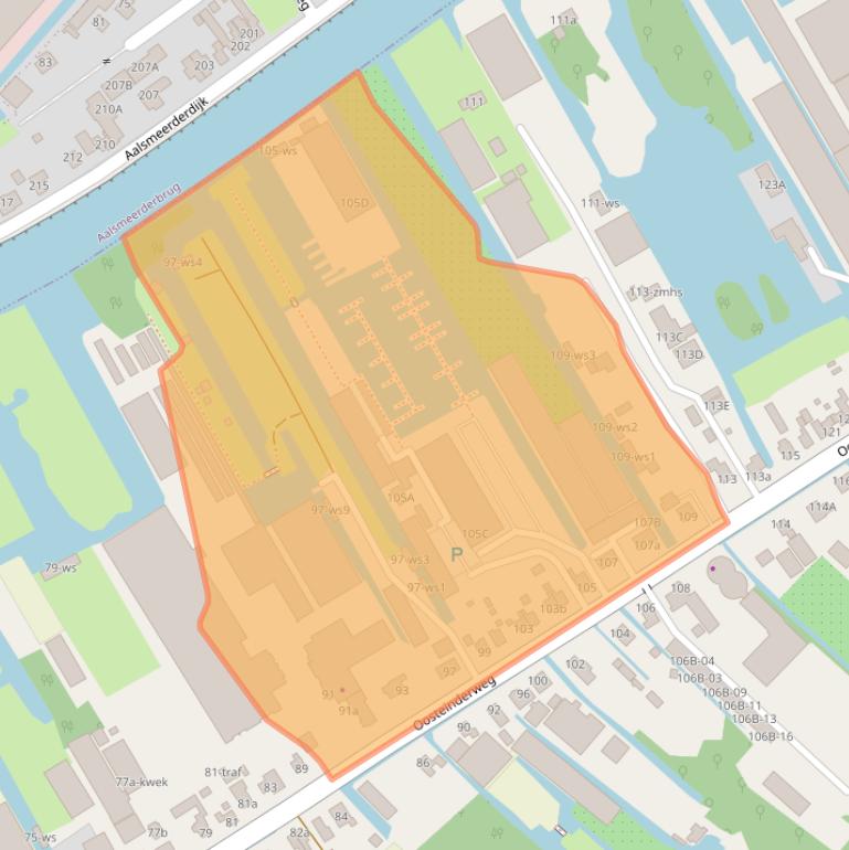 Kaart van postcodegebied 1432AG.