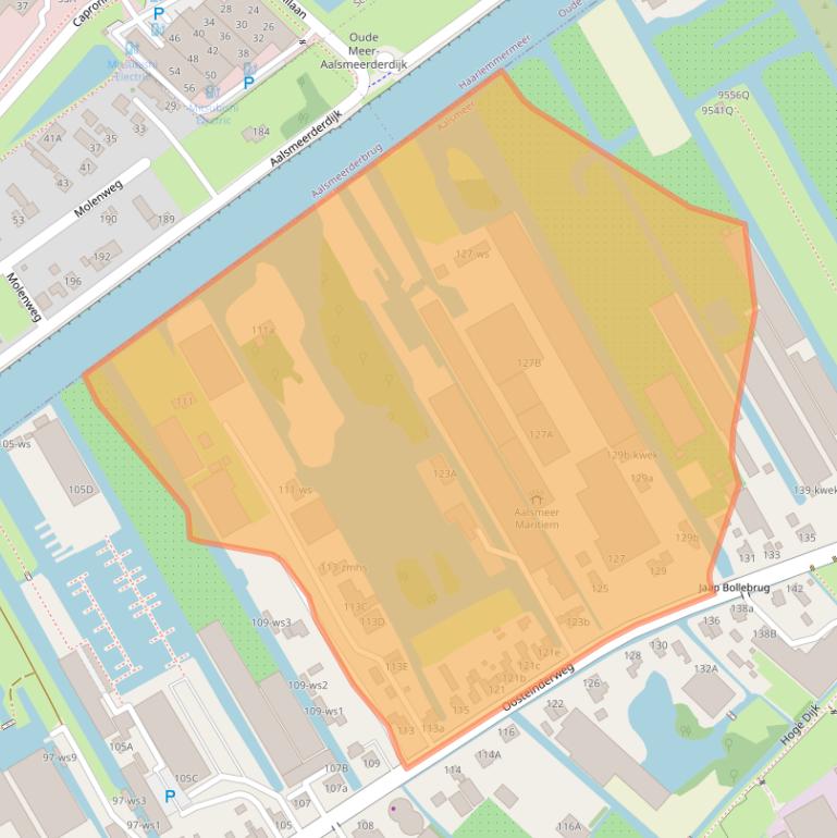 Kaart van postcodegebied 1432AH.