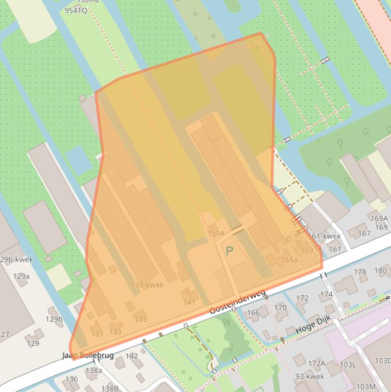 Kaart van postcodegebied 1432AJ.