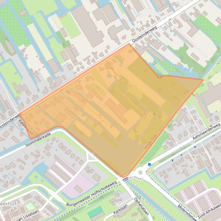 Kaart van postcodegebied 1432AM.