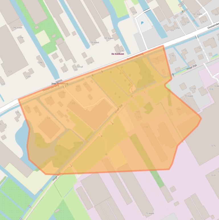 Kaart van postcodegebied 1432AP.