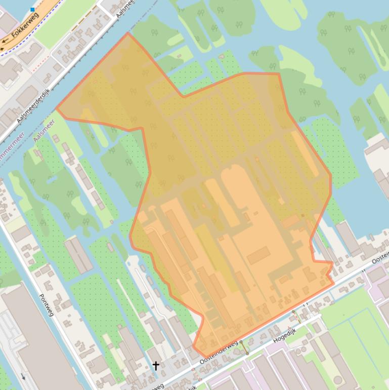 Kaart van postcodegebied 1432AW.