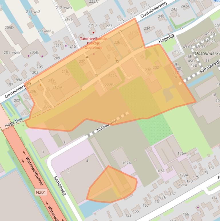 Kaart van postcodegebied 1432BA.