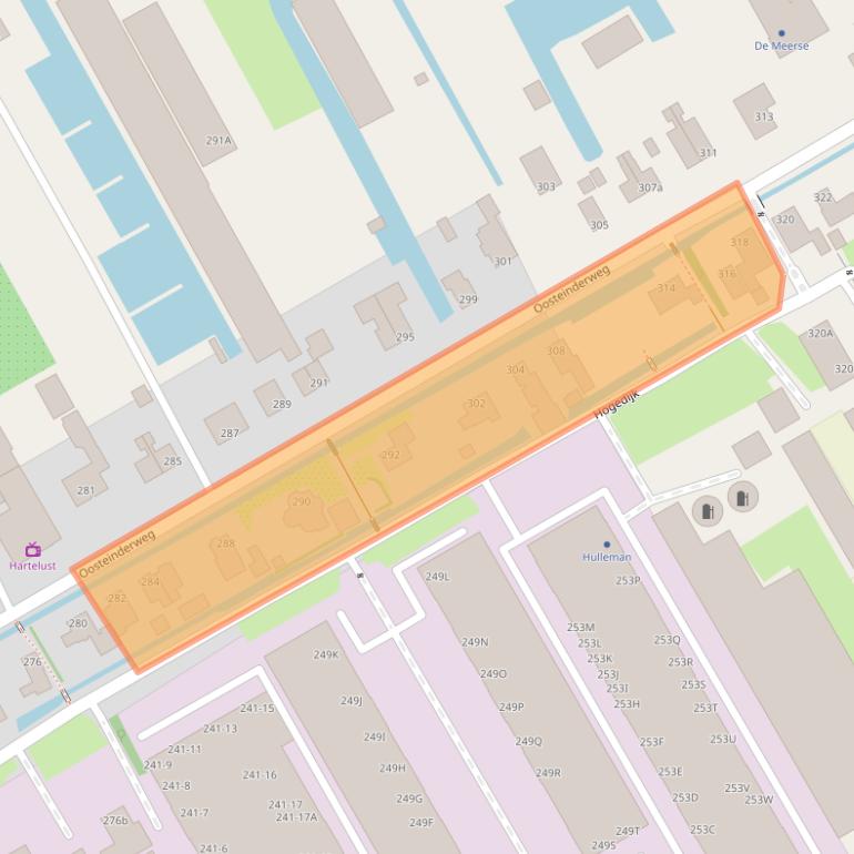 Kaart van postcodegebied 1432BD.