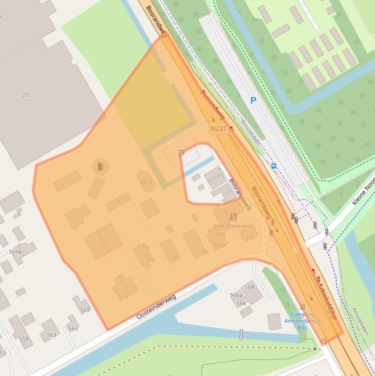 Kaart van postcodegebied 1432BM.