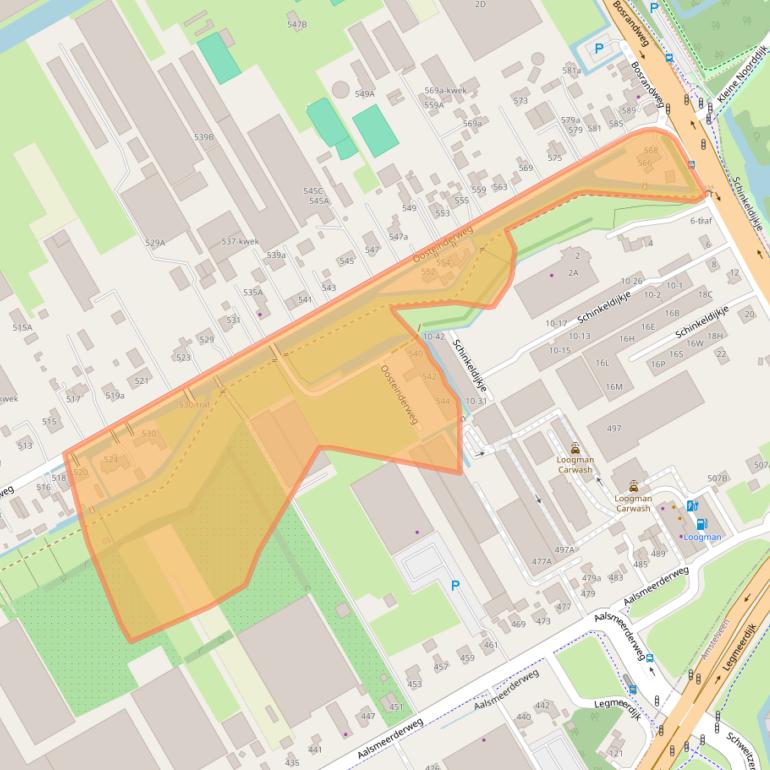 Kaart van postcodegebied 1432BS.