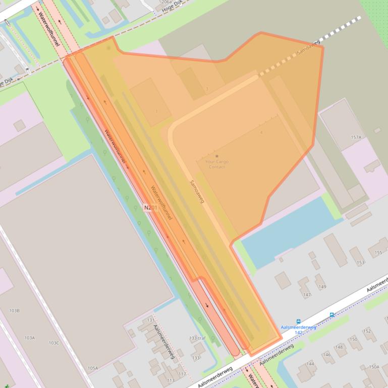 Kaart van postcodegebied 1432BZ.