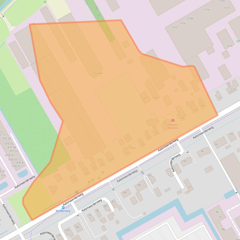 Kaart van postcodegebied 1432CH.