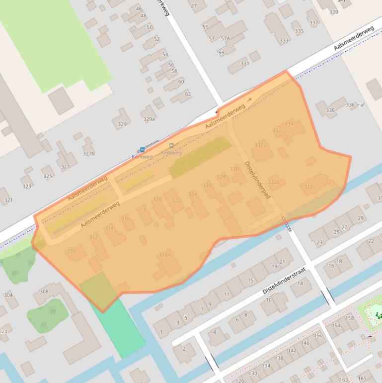 Kaart van postcodegebied 1432CZ.