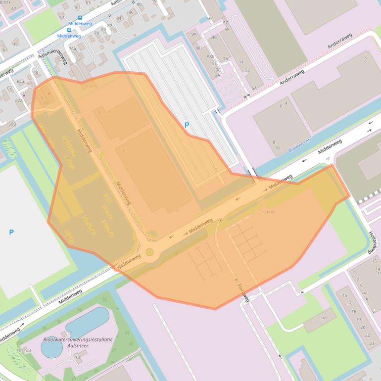 Kaart van postcodegebied 1432DE.
