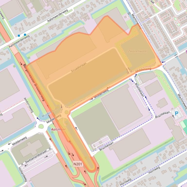 Kaart van postcodegebied 1432DH.