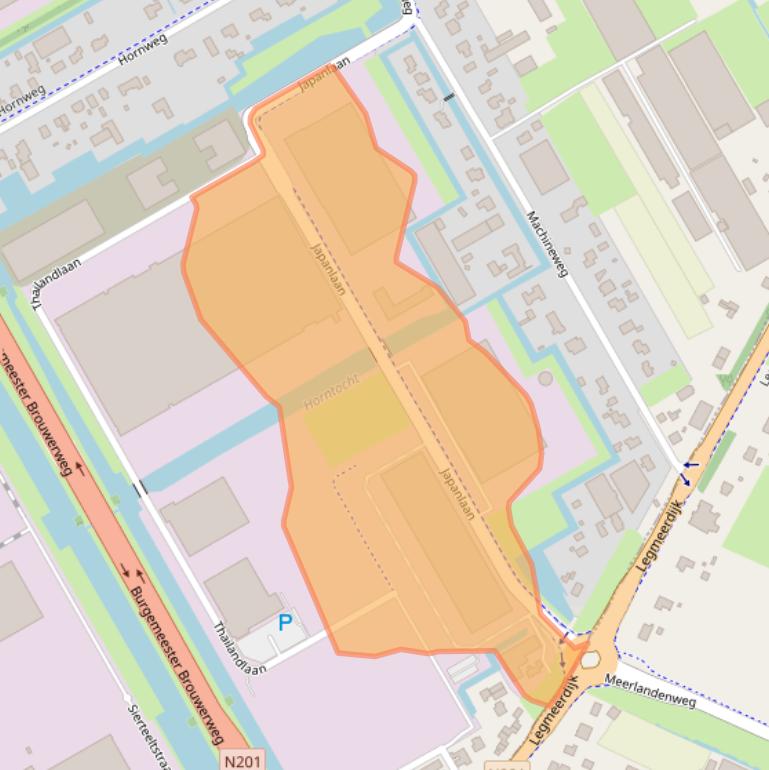 Kaart van postcodegebied 1432DK.