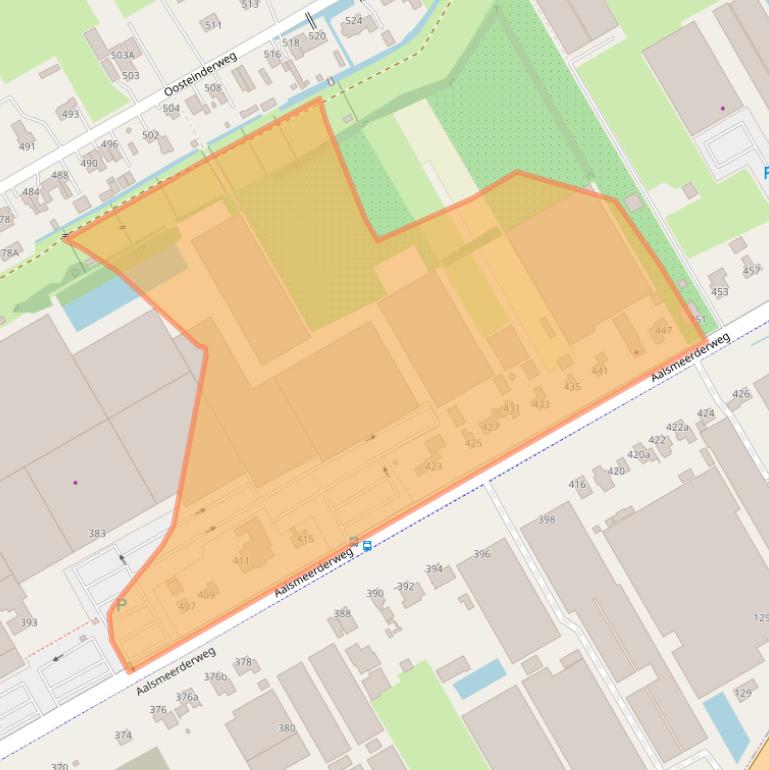 Kaart van postcodegebied 1432EC.