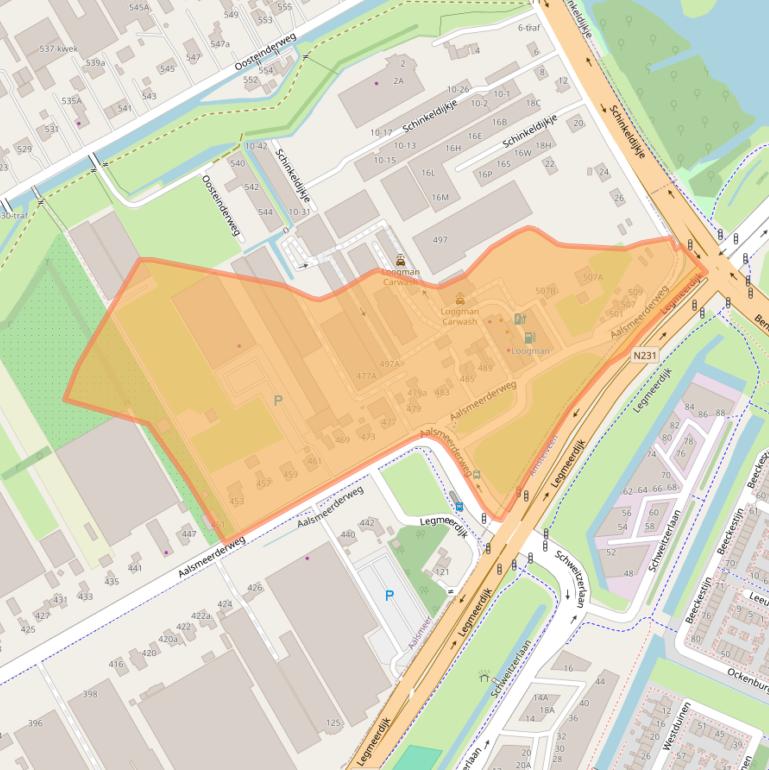 Kaart van postcodegebied 1432ED.