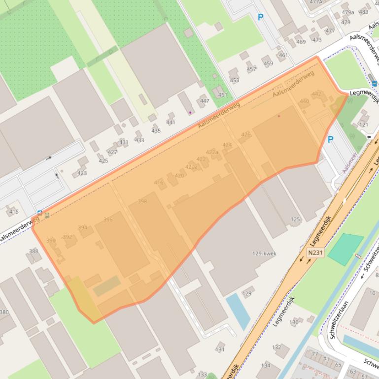 Kaart van postcodegebied 1432EG.