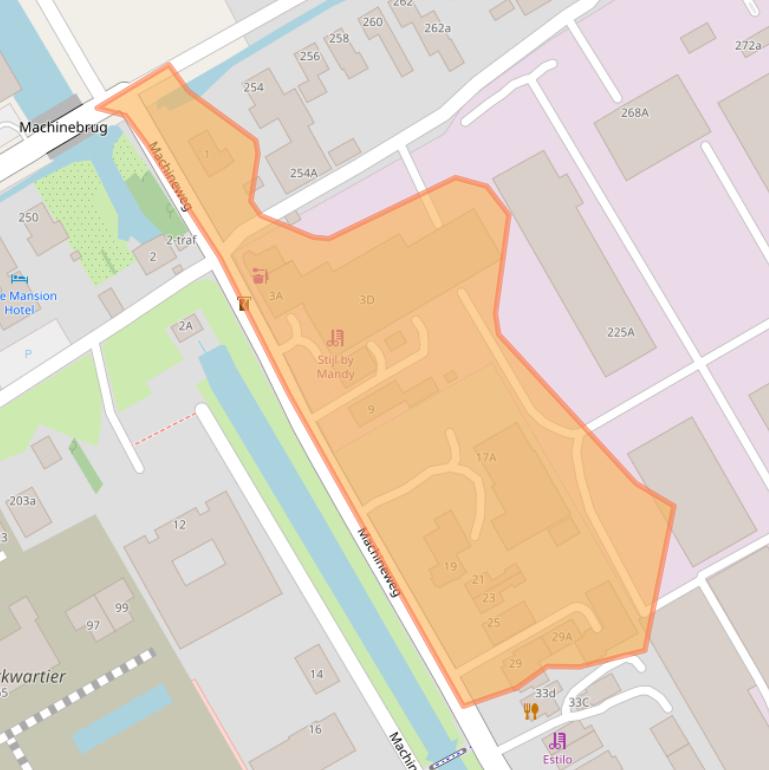 Kaart van postcodegebied 1432EK.