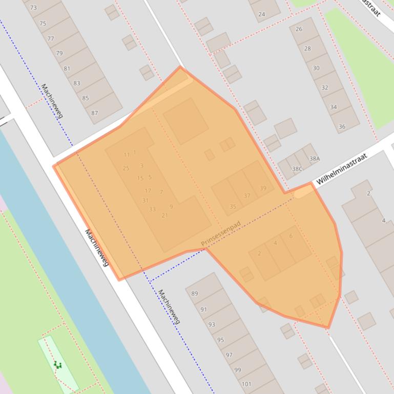 Kaart van postcodegebied 1432EN.